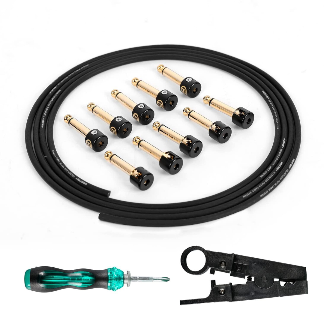 GHOSTFIRE DIY Solderless Pedalboard Cable Kit